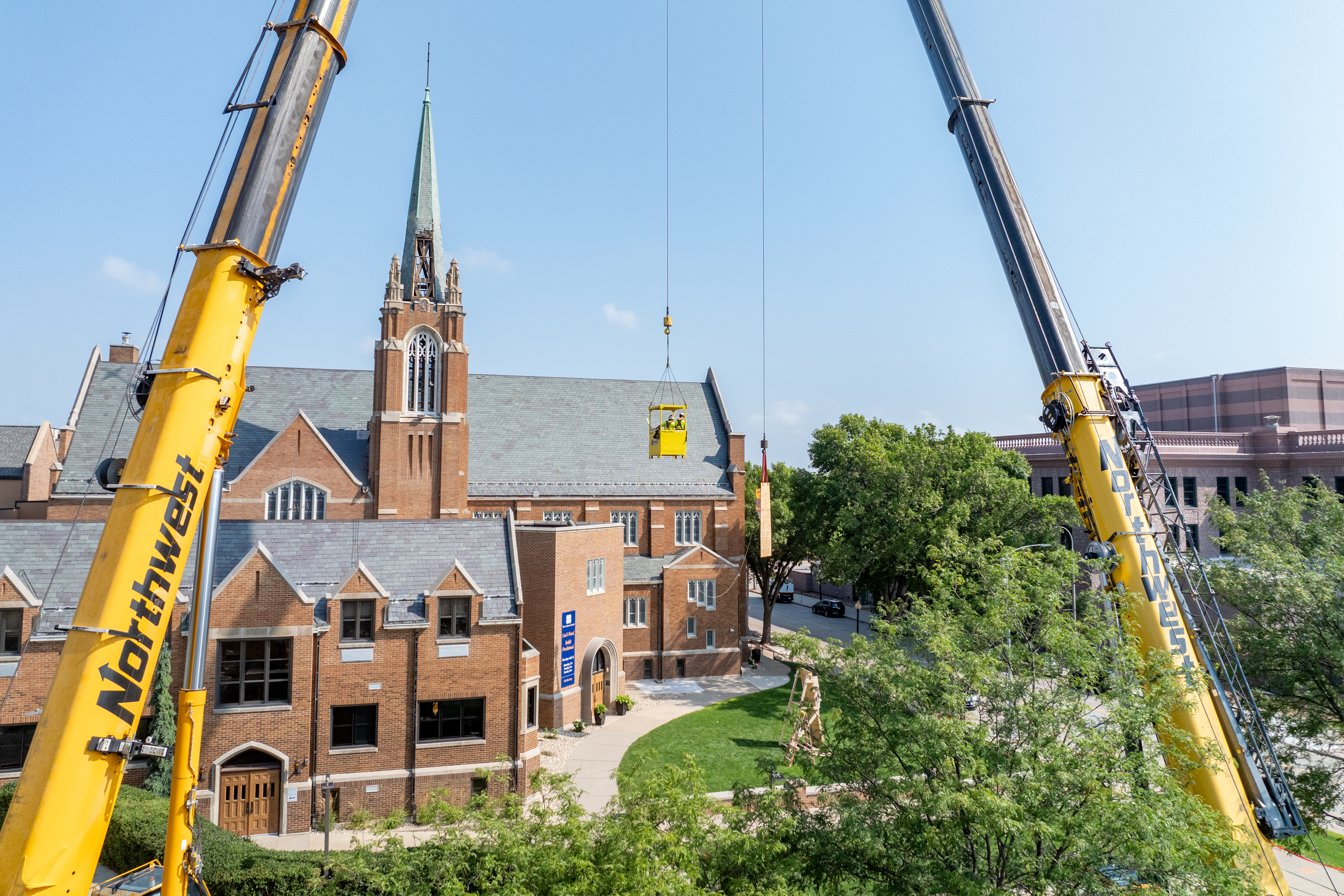 2025 08 06 First Lutheran Bell Tower Window Replacement 4