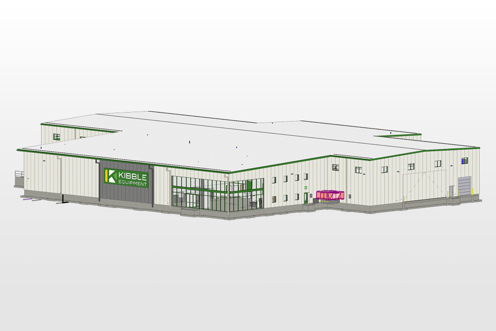 Kibble Equipment Building Rendering
