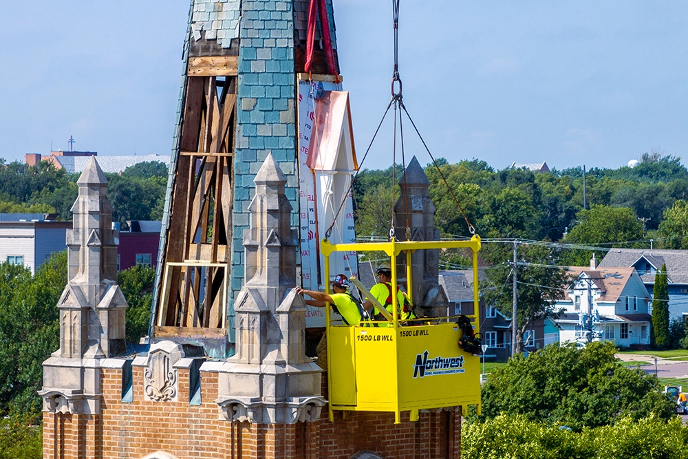 2025 08 06 First Lutheran Bell Tower Window Replacement 19