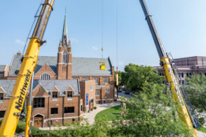 2025 08 06 First Lutheran Bell Tower Window Replacement 4
