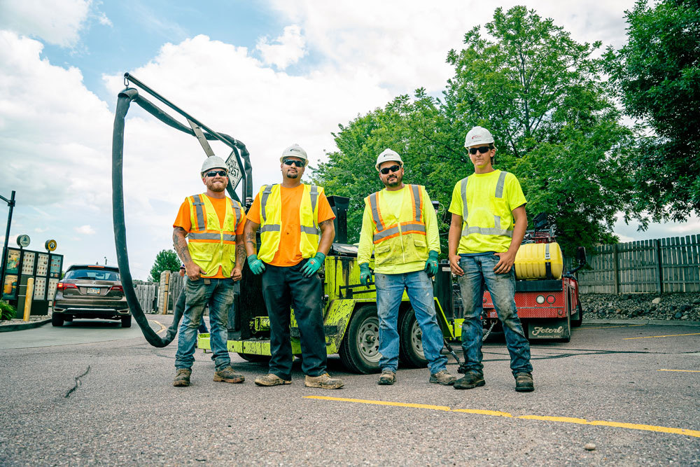 Black-Top Paving Crew