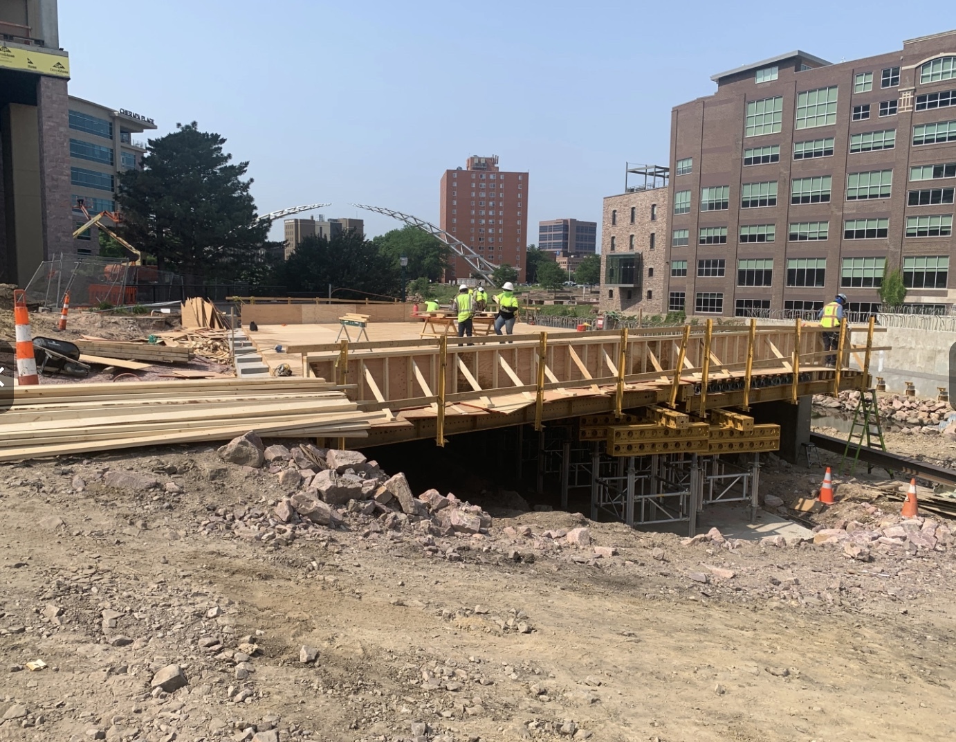 6th Street Bridge Work